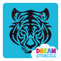 Picture of Tribal Tiger Glitter Tattoo Stencil - HP-329 (5pc pack)