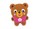 Picture of Krafty Kids Kit: DIY Felt Friends Sewing Kit - Teddy Bear (CK191B)