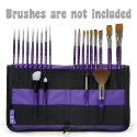 Picture of Art Factory Empty Brush Holder / Wallet / Carrying Case (Purple) 