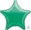 Picture of 19" Anagram Star Foil Balloon - Metallic Green (1pc) 