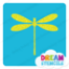 Picture of Tiny Dragonfly Glitter Tattoo Stencil - HP-291 (5pc pack)