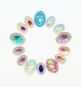 Picture of Double Oval Gems Mix - Assorted colors and sizes - 13-18 mm  (14 pc.) (AG-DOM)