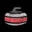 Picture of Curling Rock - Sparkle Stencil (1pc)