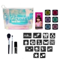 Picture of Glimmer Body Art - Glitter Tattoo Kit - Pretty and Sparkly