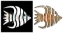 Picture of Angel Fish - Sparkle Stencil (1pc)
