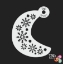 Picture of TAG Face Paint Stencil - Snowflake Swirl